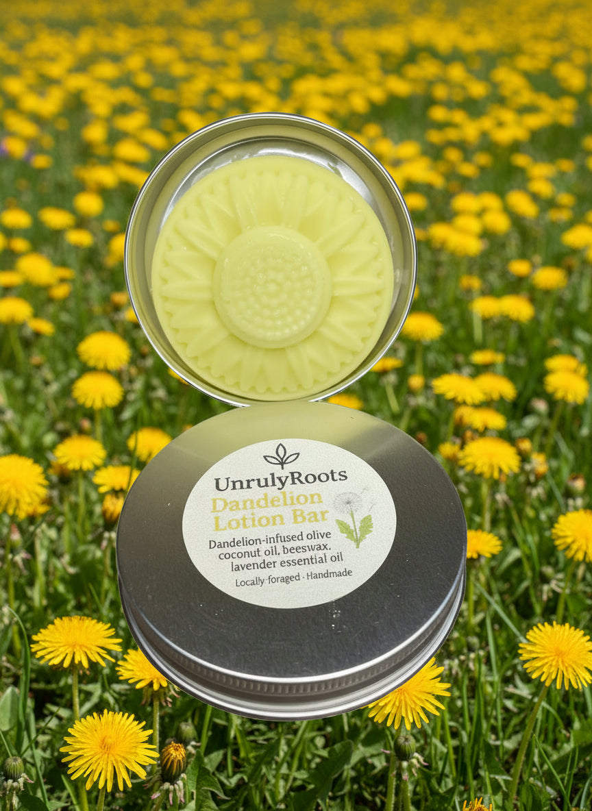 Dandelion re-hydration lotion bar