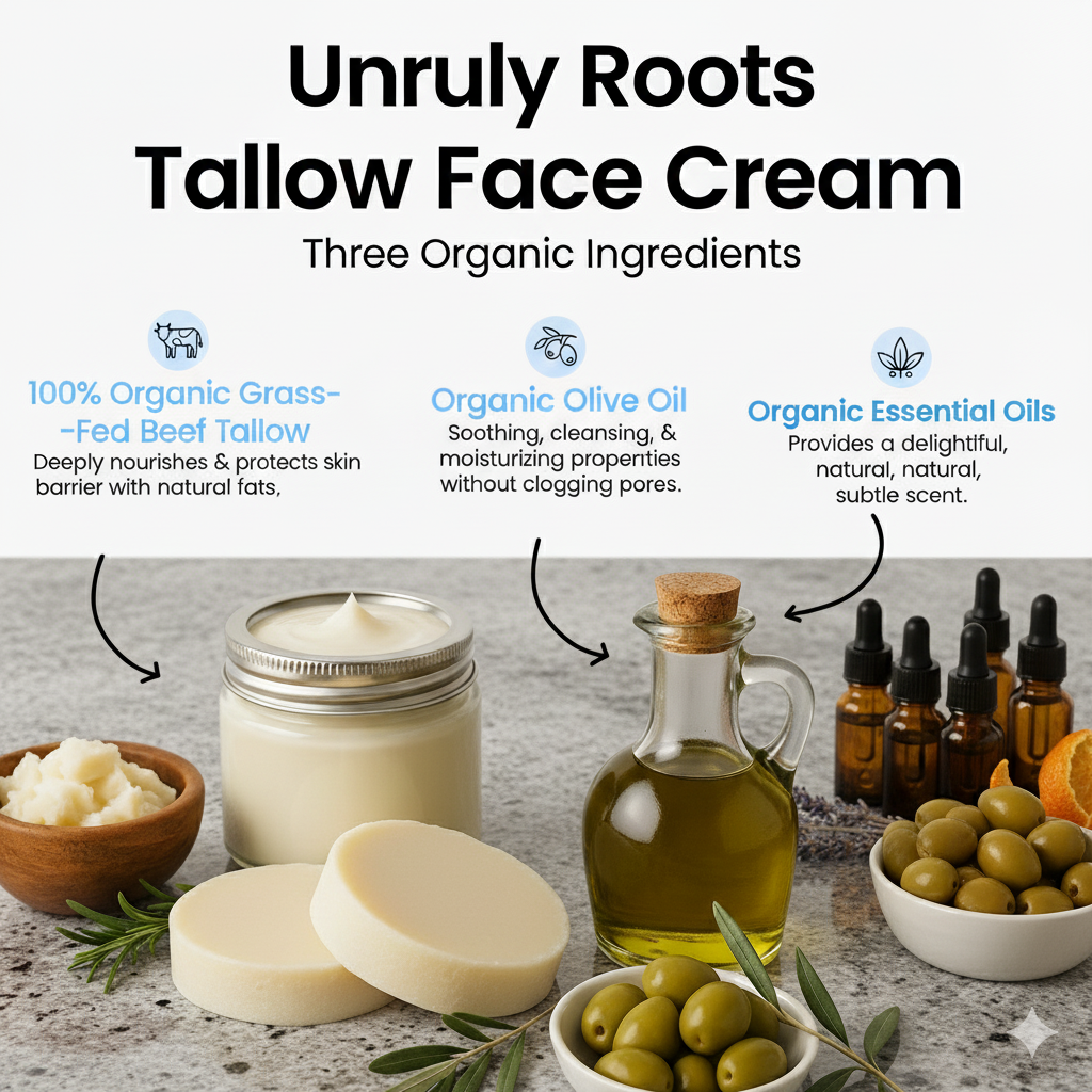Tallow Face Balm Skin Cream!