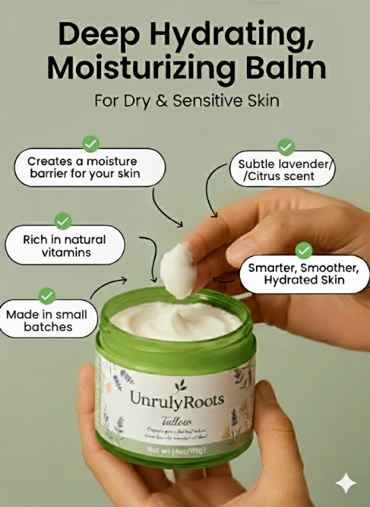 Tallow Face Balm Skin Cream!